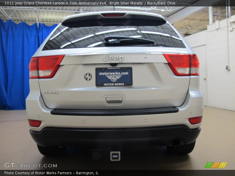 Bright Silver Metallic / Black/Dark Olive 2011 Jeep Grand Cherokee Laredo X 70th Anniversary 4x4