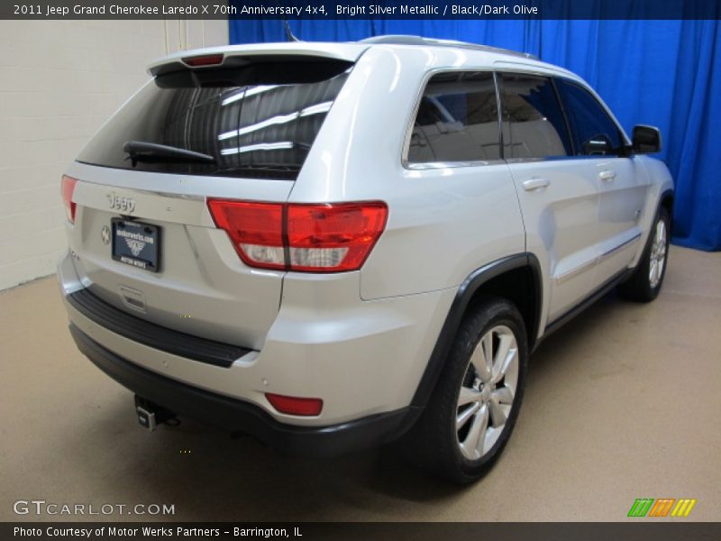 Bright Silver Metallic / Black/Dark Olive 2011 Jeep Grand Cherokee Laredo X 70th Anniversary 4x4