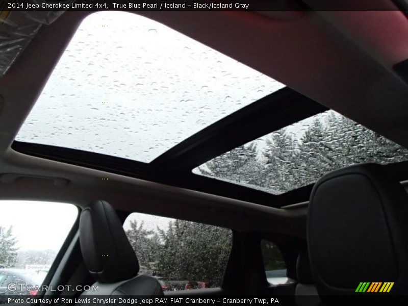 Sunroof of 2014 Cherokee Limited 4x4