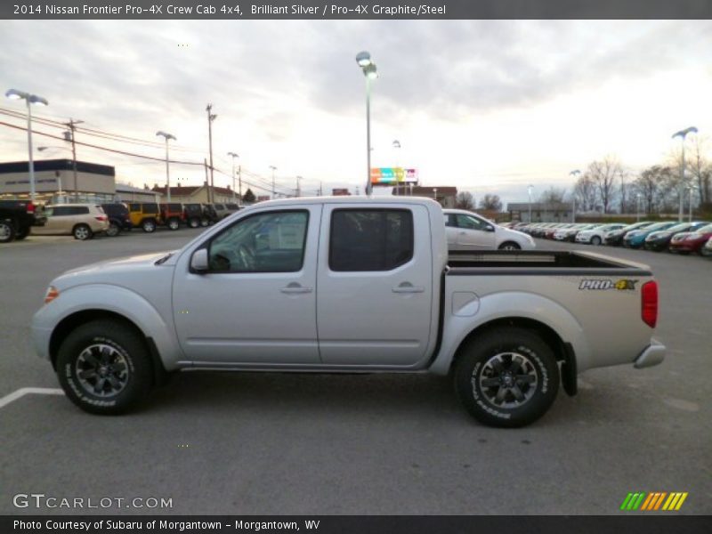  2014 Frontier Pro-4X Crew Cab 4x4 Brilliant Silver