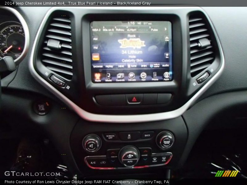 Controls of 2014 Cherokee Limited 4x4