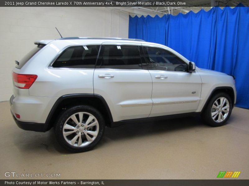 Bright Silver Metallic / Black/Dark Olive 2011 Jeep Grand Cherokee Laredo X 70th Anniversary 4x4