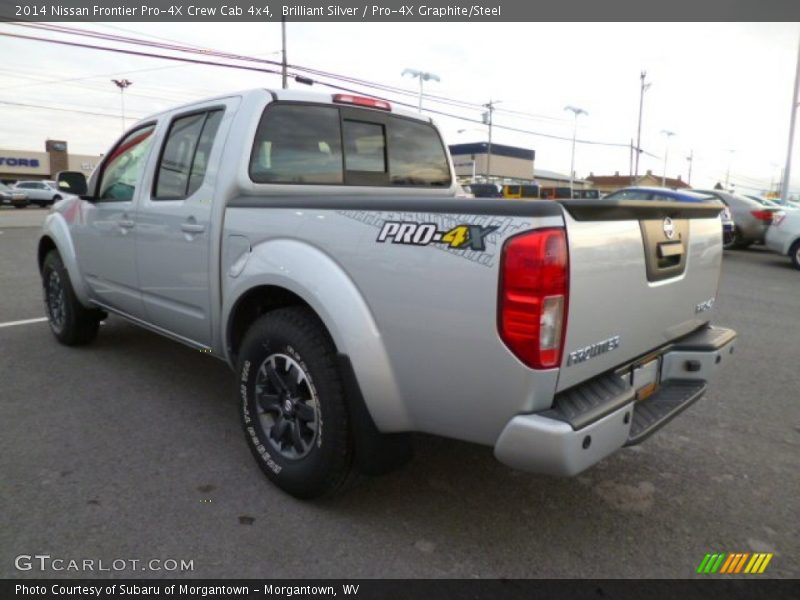  2014 Frontier Pro-4X Crew Cab 4x4 Brilliant Silver