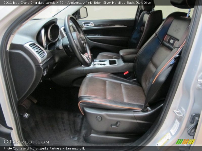 Bright Silver Metallic / Black/Dark Olive 2011 Jeep Grand Cherokee Laredo X 70th Anniversary 4x4