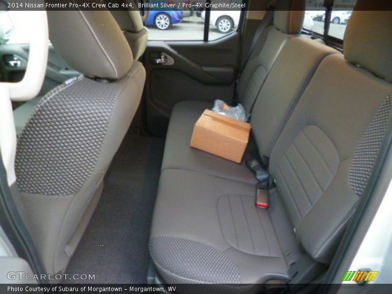 Brilliant Silver / Pro-4X Graphite/Steel 2014 Nissan Frontier Pro-4X Crew Cab 4x4