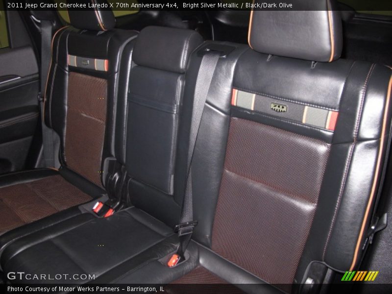 Bright Silver Metallic / Black/Dark Olive 2011 Jeep Grand Cherokee Laredo X 70th Anniversary 4x4