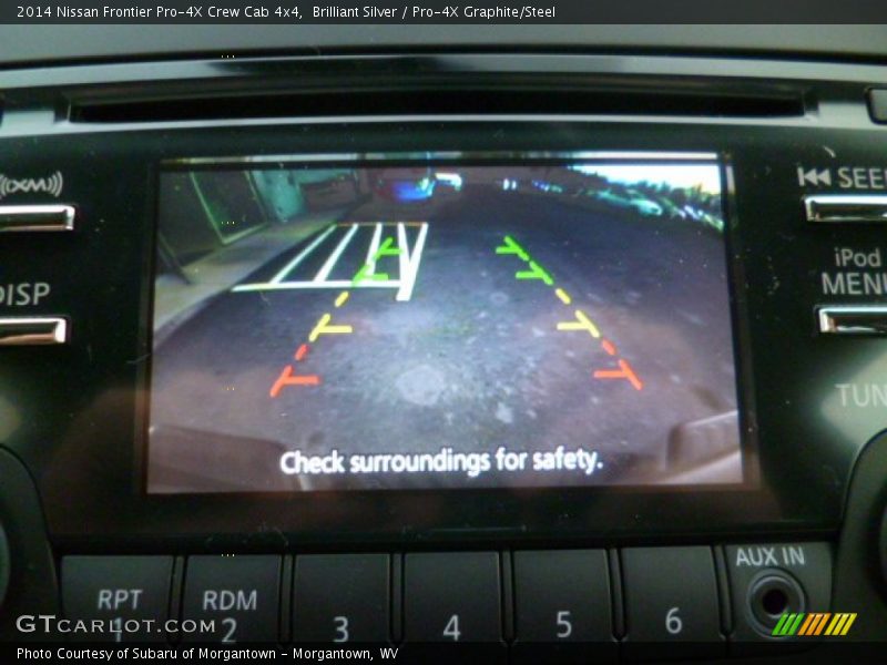 Brilliant Silver / Pro-4X Graphite/Steel 2014 Nissan Frontier Pro-4X Crew Cab 4x4