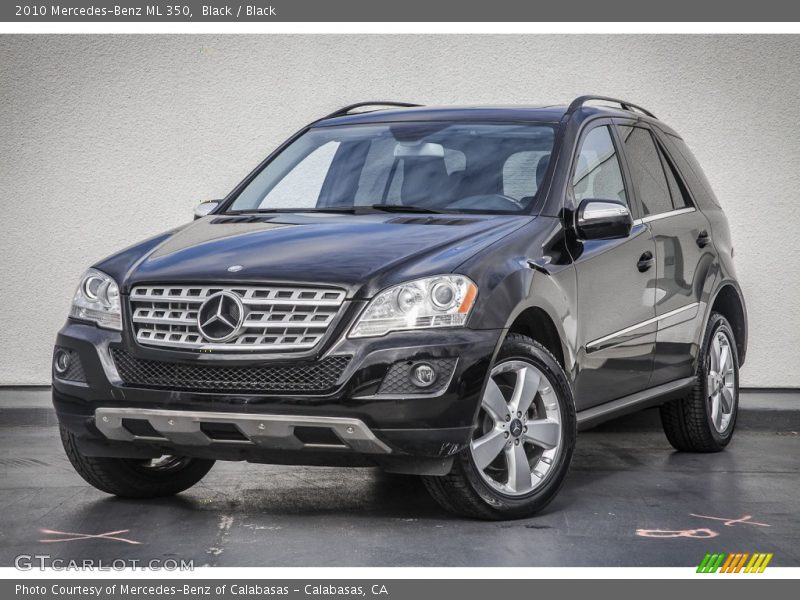 Black / Black 2010 Mercedes-Benz ML 350