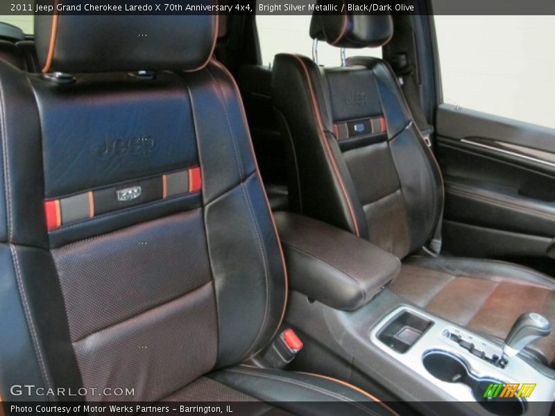 Bright Silver Metallic / Black/Dark Olive 2011 Jeep Grand Cherokee Laredo X 70th Anniversary 4x4