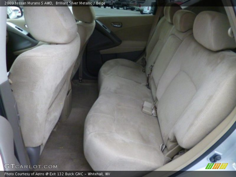Brilliant Silver Metallic / Beige 2009 Nissan Murano S AWD