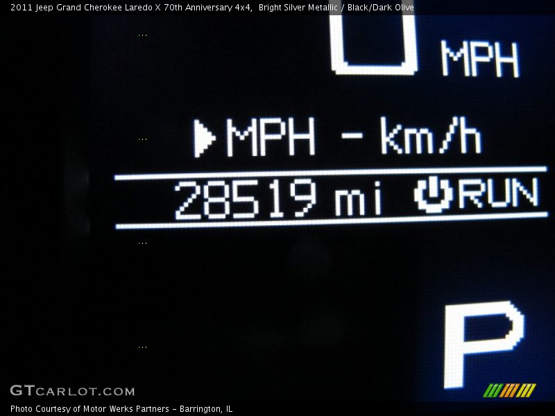 Bright Silver Metallic / Black/Dark Olive 2011 Jeep Grand Cherokee Laredo X 70th Anniversary 4x4