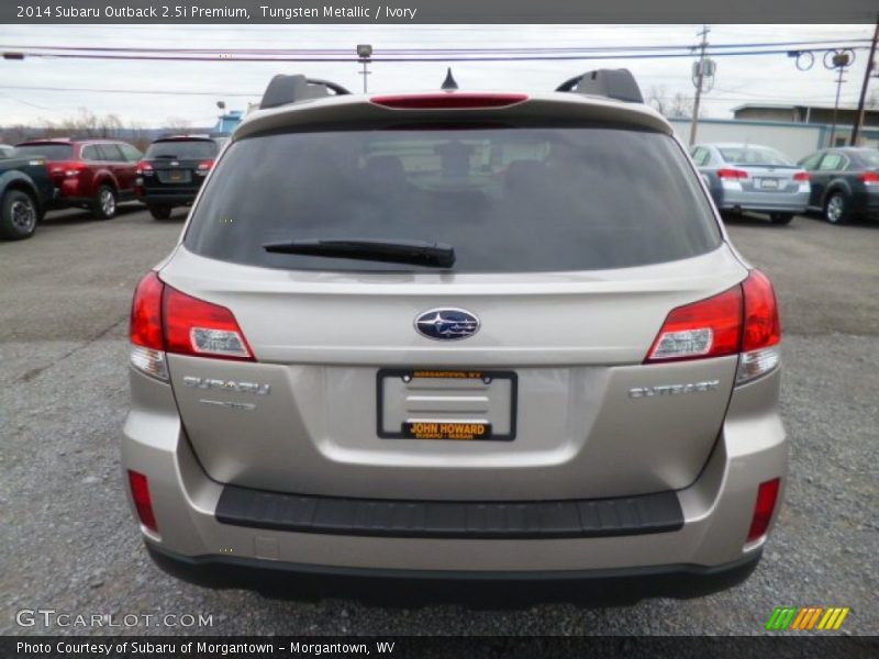 Tungsten Metallic / Ivory 2014 Subaru Outback 2.5i Premium