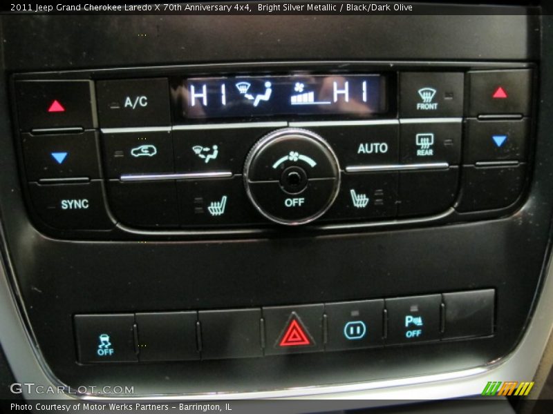 Bright Silver Metallic / Black/Dark Olive 2011 Jeep Grand Cherokee Laredo X 70th Anniversary 4x4