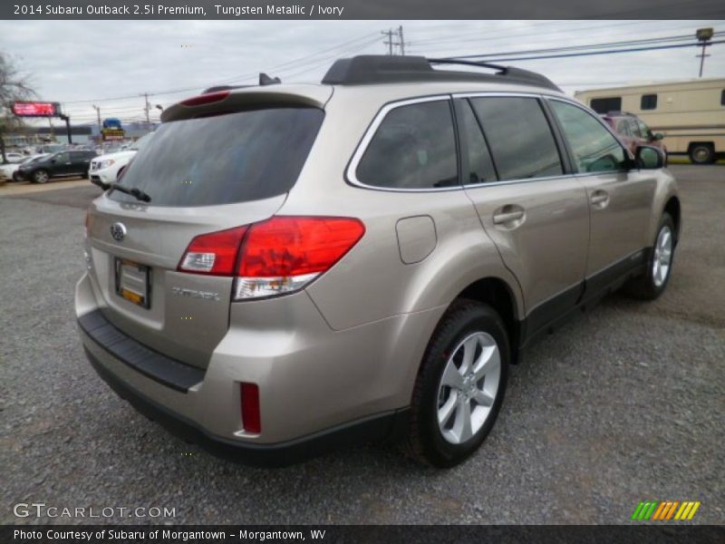 Tungsten Metallic / Ivory 2014 Subaru Outback 2.5i Premium