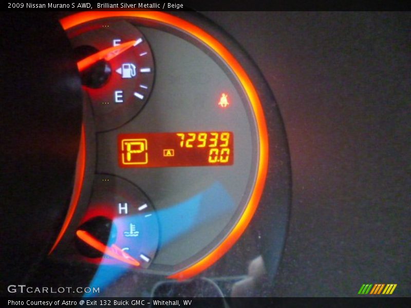 Brilliant Silver Metallic / Beige 2009 Nissan Murano S AWD