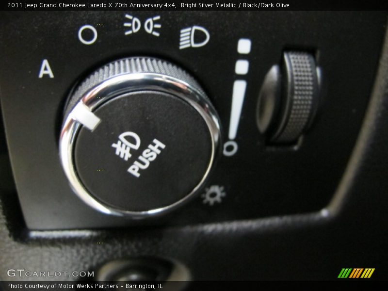 Bright Silver Metallic / Black/Dark Olive 2011 Jeep Grand Cherokee Laredo X 70th Anniversary 4x4