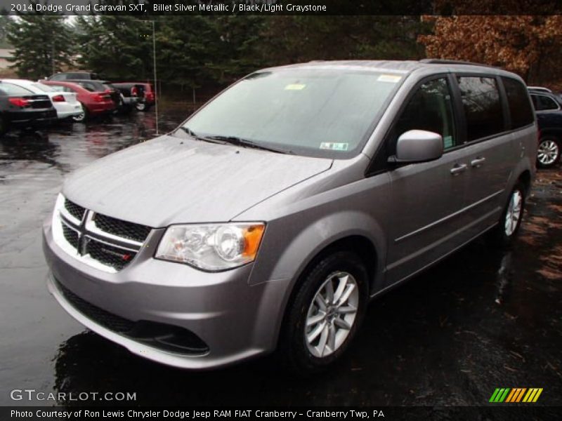 Billet Silver Metallic / Black/Light Graystone 2014 Dodge Grand Caravan SXT