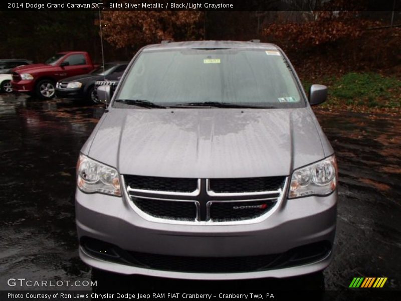 Billet Silver Metallic / Black/Light Graystone 2014 Dodge Grand Caravan SXT