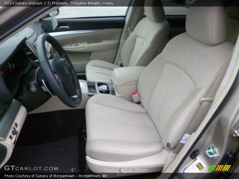 Tungsten Metallic / Ivory 2014 Subaru Outback 2.5i Premium