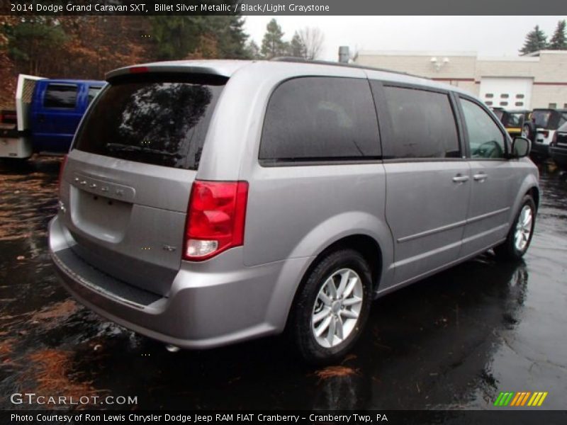 Billet Silver Metallic / Black/Light Graystone 2014 Dodge Grand Caravan SXT