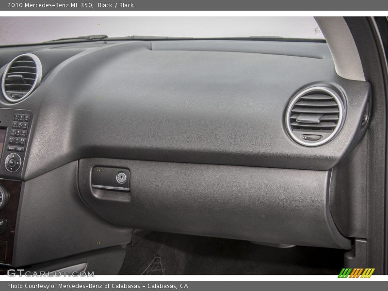 Black / Black 2010 Mercedes-Benz ML 350