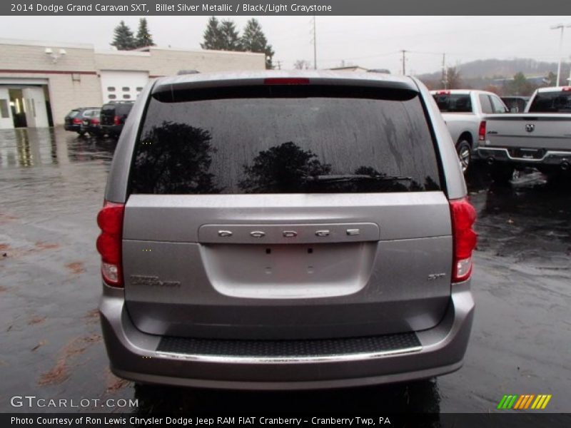 Billet Silver Metallic / Black/Light Graystone 2014 Dodge Grand Caravan SXT
