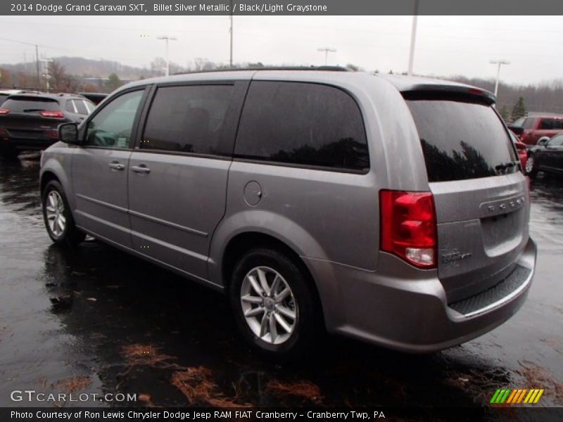 Billet Silver Metallic / Black/Light Graystone 2014 Dodge Grand Caravan SXT