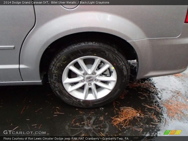 Billet Silver Metallic / Black/Light Graystone 2014 Dodge Grand Caravan SXT