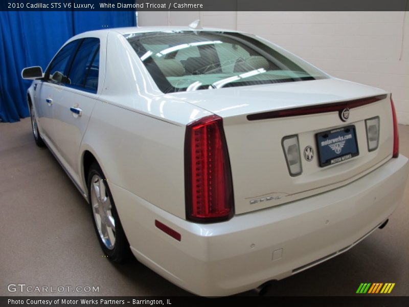 White Diamond Tricoat / Cashmere 2010 Cadillac STS V6 Luxury