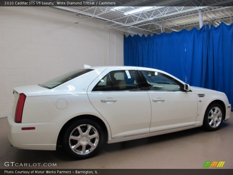 White Diamond Tricoat / Cashmere 2010 Cadillac STS V6 Luxury