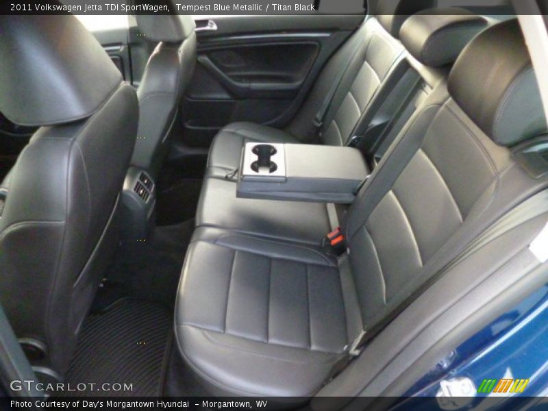 Tempest Blue Metallic / Titan Black 2011 Volkswagen Jetta TDI SportWagen