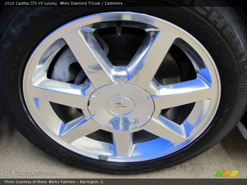 White Diamond Tricoat / Cashmere 2010 Cadillac STS V6 Luxury