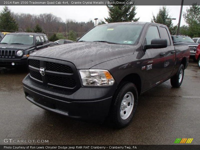 Granite Crystal Metallic / Black/Diesel Gray 2014 Ram 1500 Tradesman Quad Cab 4x4