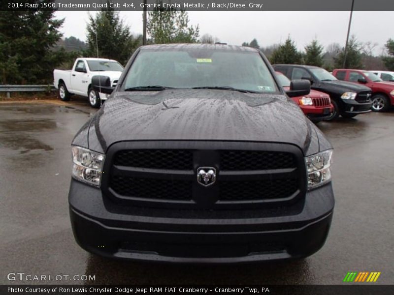 Granite Crystal Metallic / Black/Diesel Gray 2014 Ram 1500 Tradesman Quad Cab 4x4