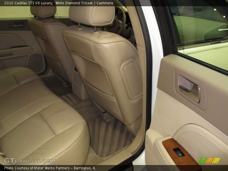 White Diamond Tricoat / Cashmere 2010 Cadillac STS V6 Luxury