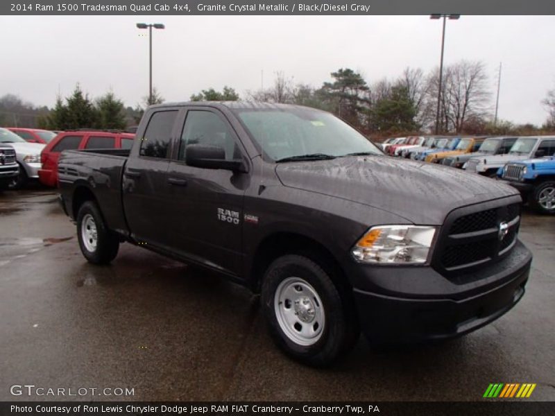 Granite Crystal Metallic / Black/Diesel Gray 2014 Ram 1500 Tradesman Quad Cab 4x4
