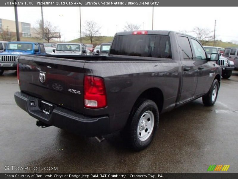 Granite Crystal Metallic / Black/Diesel Gray 2014 Ram 1500 Tradesman Quad Cab 4x4