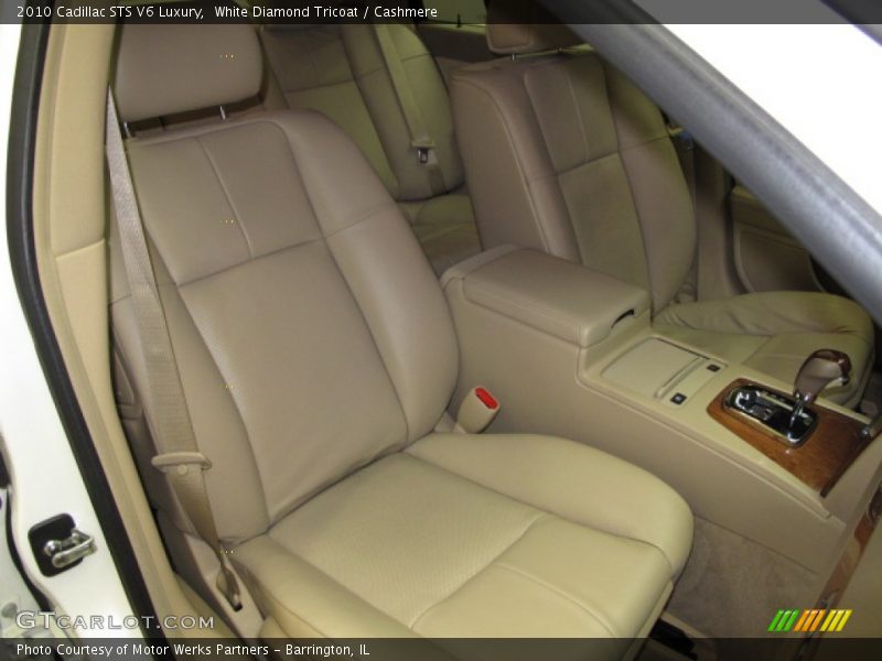 White Diamond Tricoat / Cashmere 2010 Cadillac STS V6 Luxury