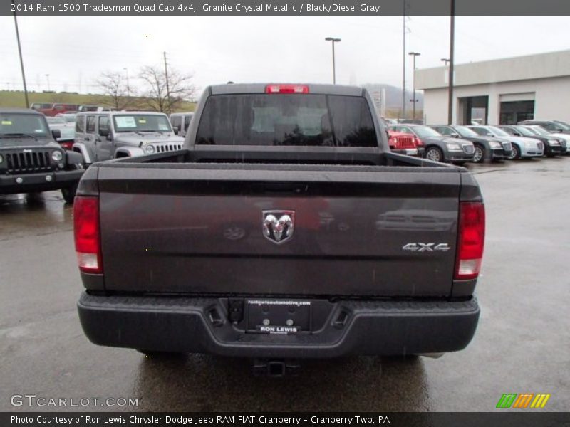 Granite Crystal Metallic / Black/Diesel Gray 2014 Ram 1500 Tradesman Quad Cab 4x4