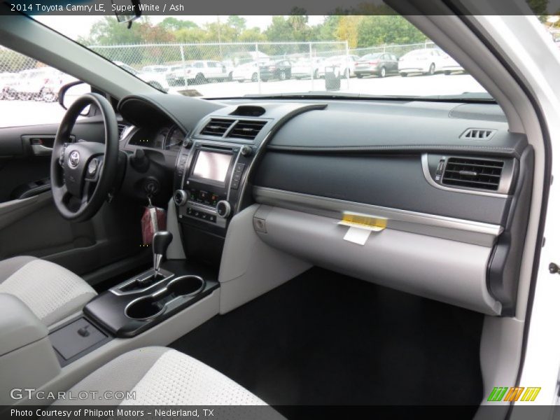 Super White / Ash 2014 Toyota Camry LE