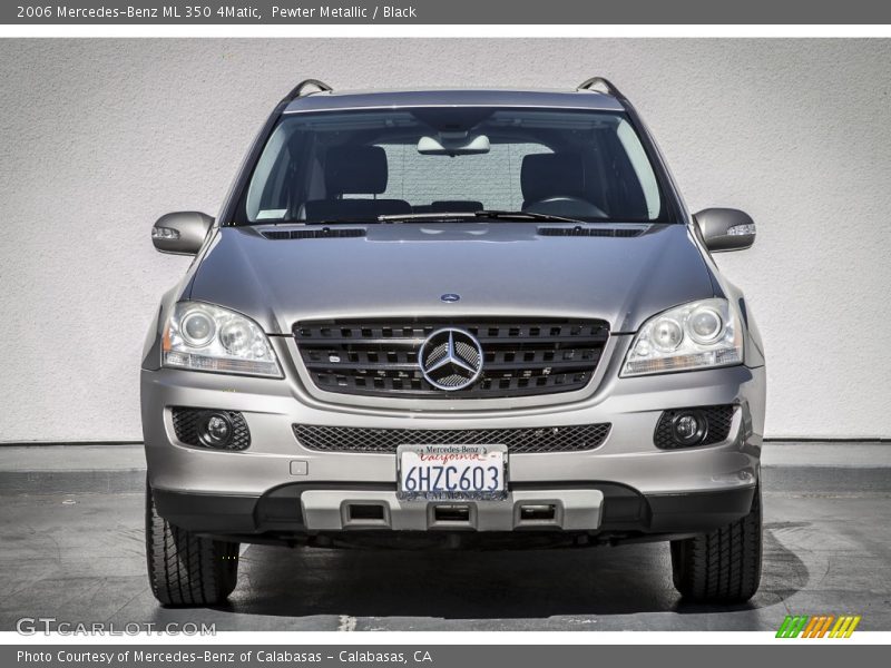 Pewter Metallic / Black 2006 Mercedes-Benz ML 350 4Matic