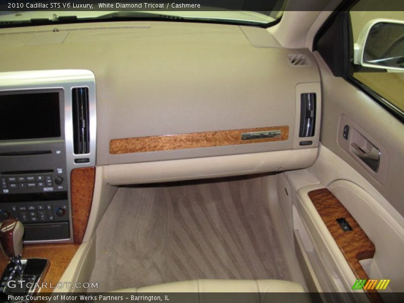 White Diamond Tricoat / Cashmere 2010 Cadillac STS V6 Luxury