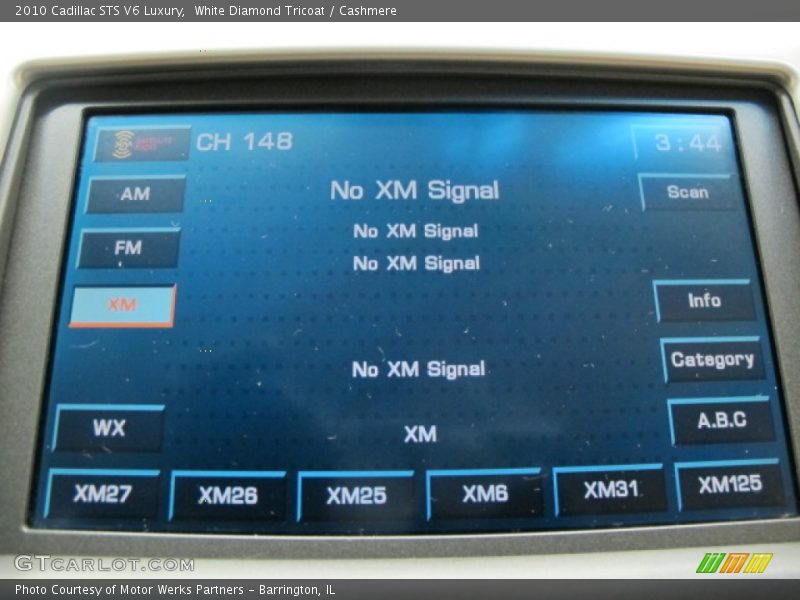 White Diamond Tricoat / Cashmere 2010 Cadillac STS V6 Luxury