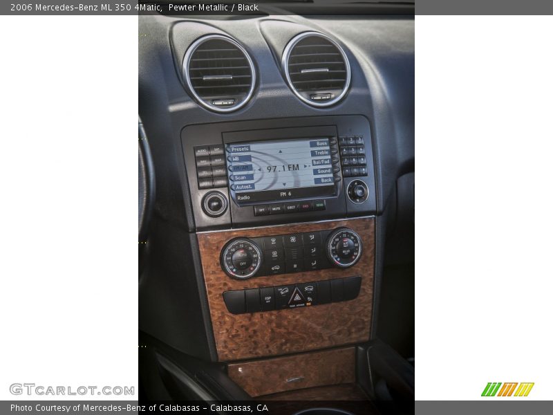 Pewter Metallic / Black 2006 Mercedes-Benz ML 350 4Matic