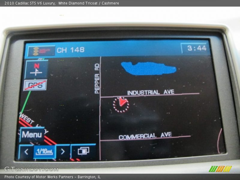 White Diamond Tricoat / Cashmere 2010 Cadillac STS V6 Luxury