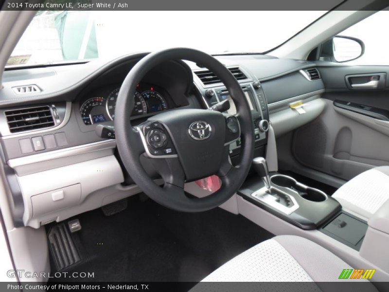 Super White / Ash 2014 Toyota Camry LE