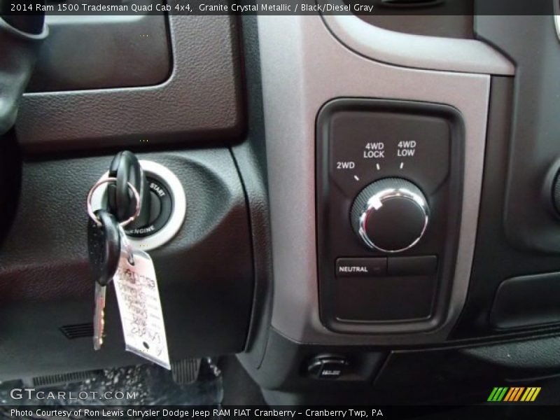 Granite Crystal Metallic / Black/Diesel Gray 2014 Ram 1500 Tradesman Quad Cab 4x4