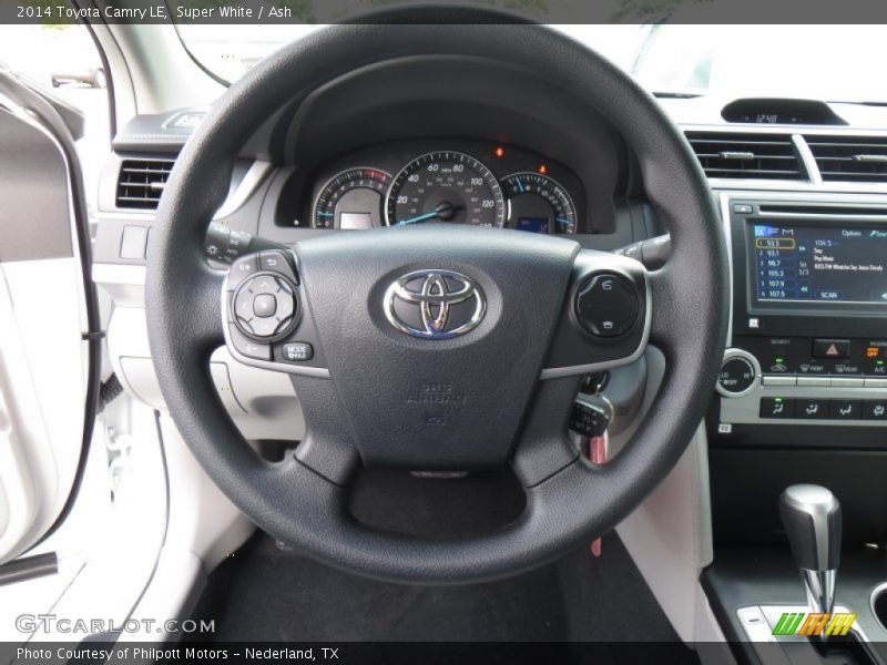 Super White / Ash 2014 Toyota Camry LE