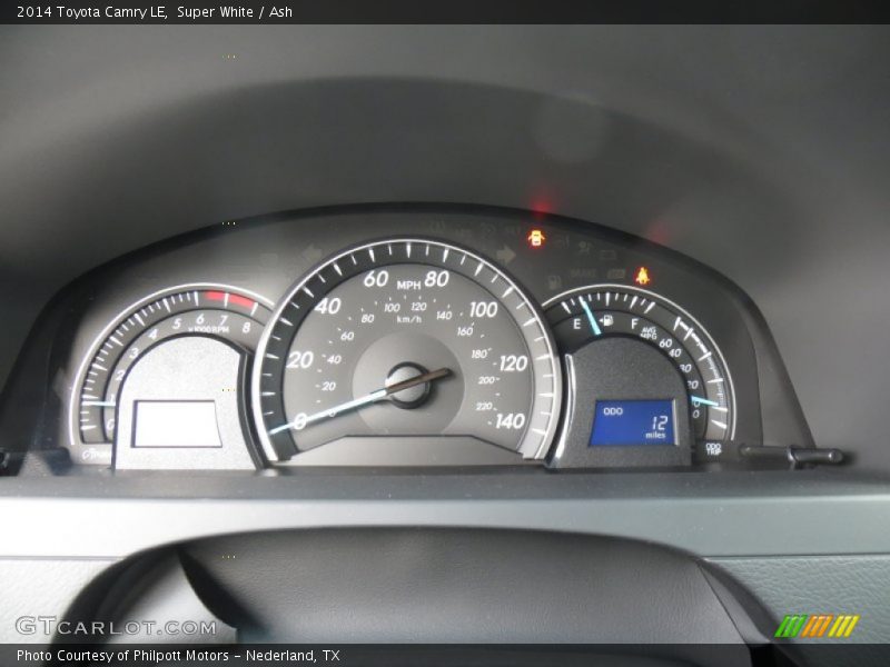 Super White / Ash 2014 Toyota Camry LE