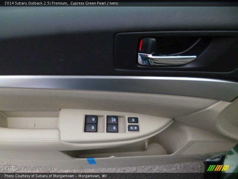 Cypress Green Pearl / Ivory 2014 Subaru Outback 2.5i Premium